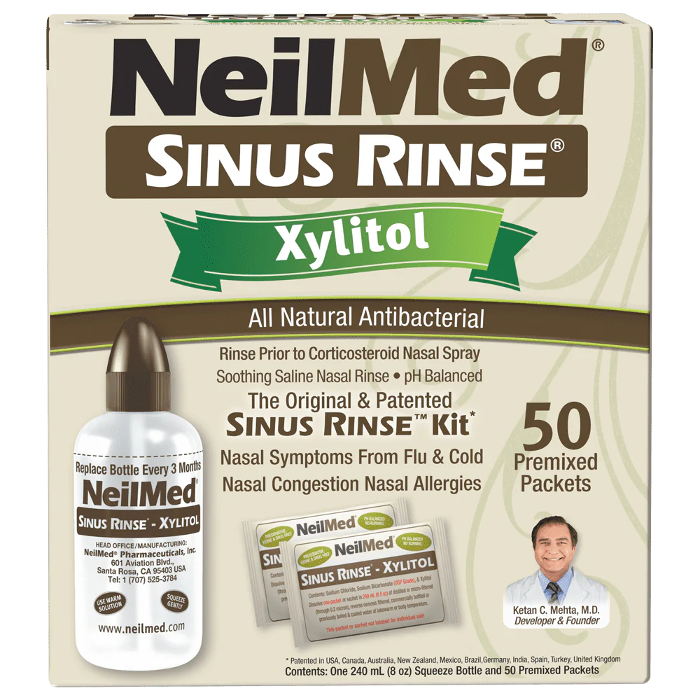 Sinus Rinse Kit with Xylitol, 50 count W3221