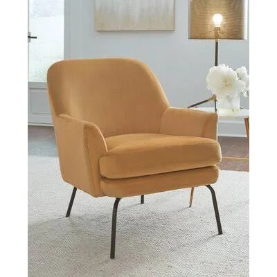 Goldtone Polyester Armchair A854