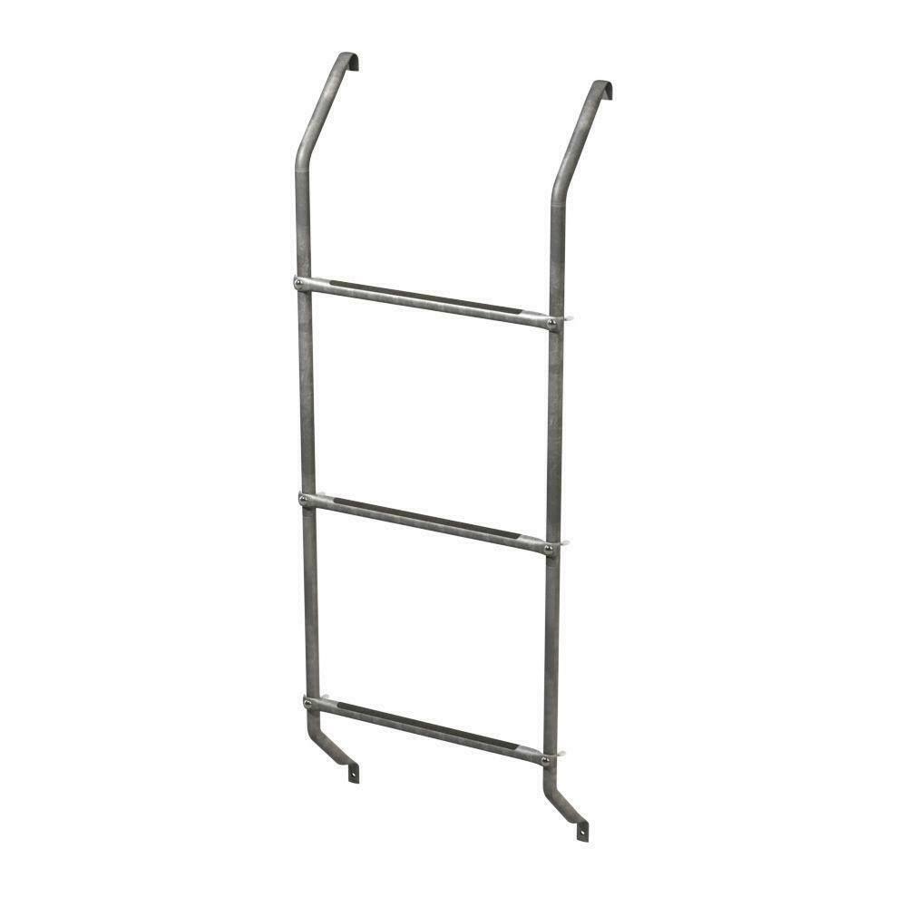 Galvanized Steel Basement Window Well Egress Escape Ladder M88257