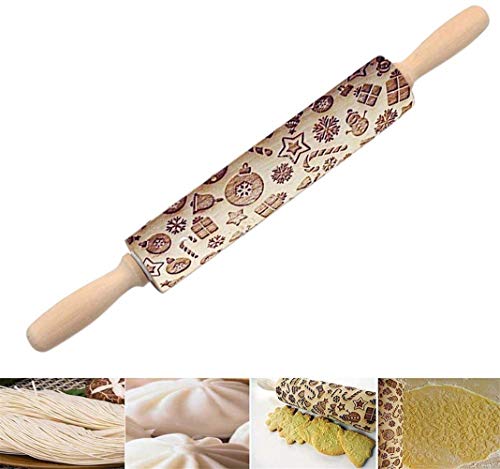 Christmas Wooden Rolling Pins G7276