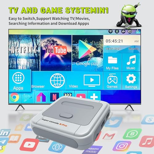 Retro Game Console with 2 Wireless Controllers T82026