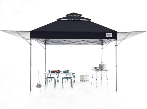 10x17 Instant Pop Up Canopy with Ventilation and Adjustable Dual Half Awnings M761231
