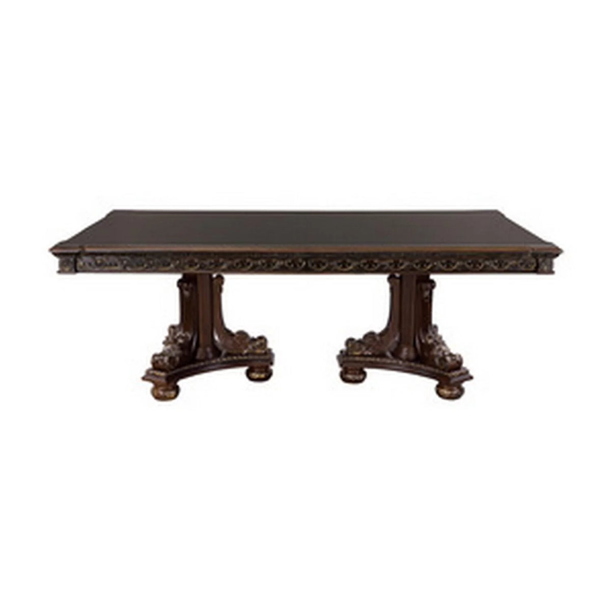 Brown Extendable Dining Table Y645