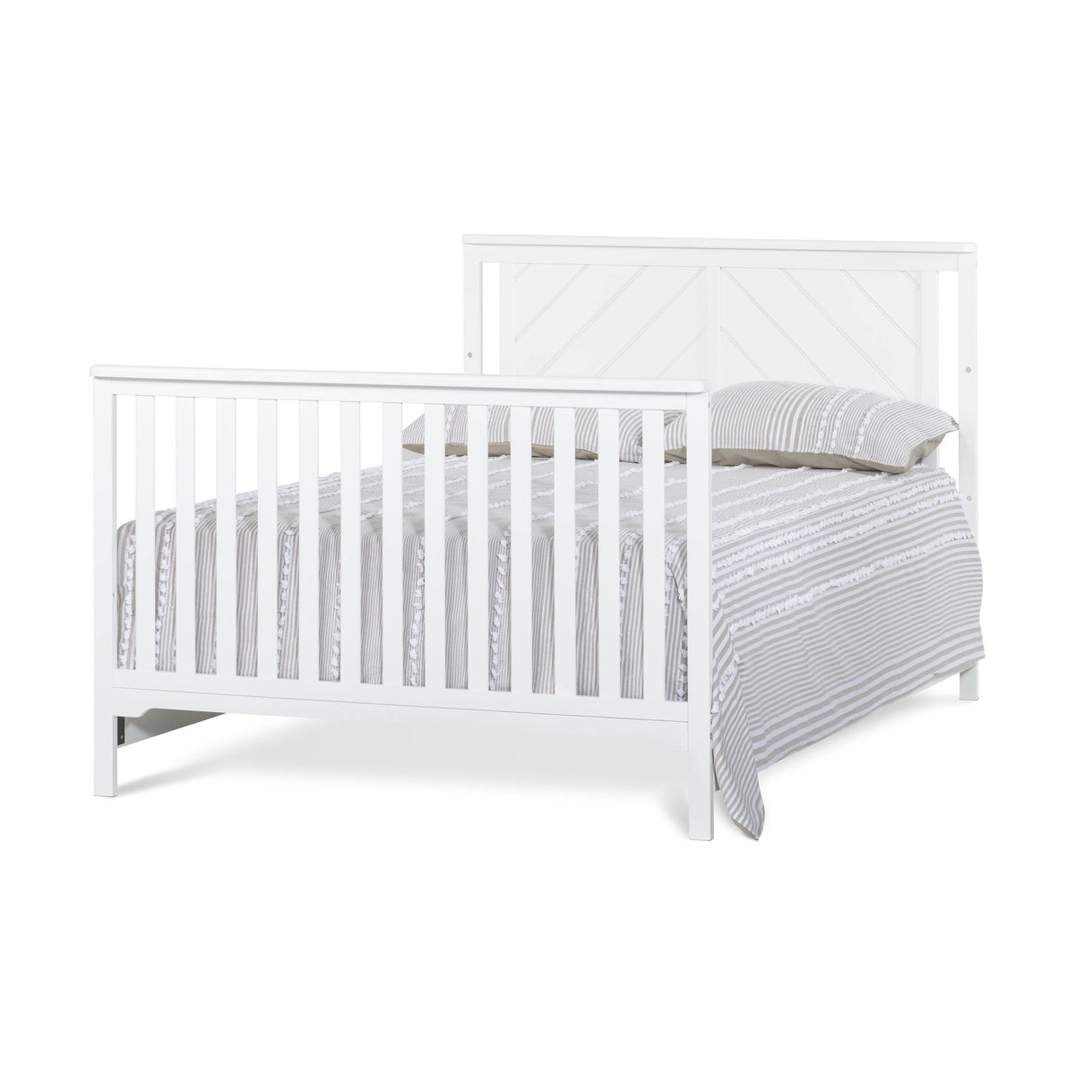 Full Size Bed Rails - Matte White R469