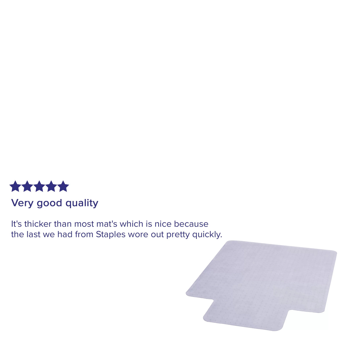 36" x 48" Carpet Chair Mat with Lip D7808