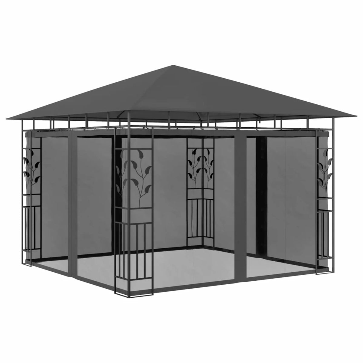 Gazebo with Mosquito Net Anthracite Z911701