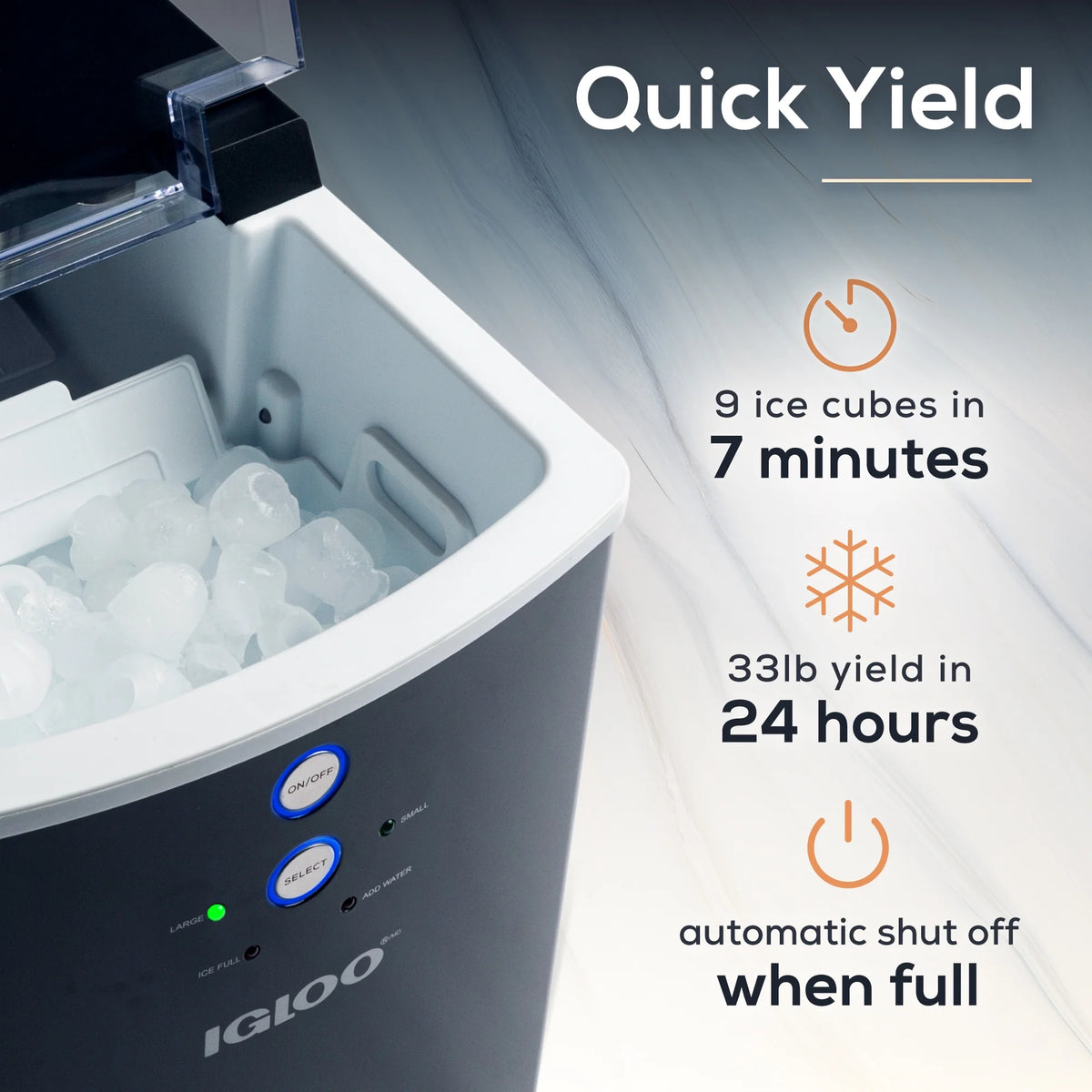 Automatic Portable Countertop Ice Maker Machine G89167