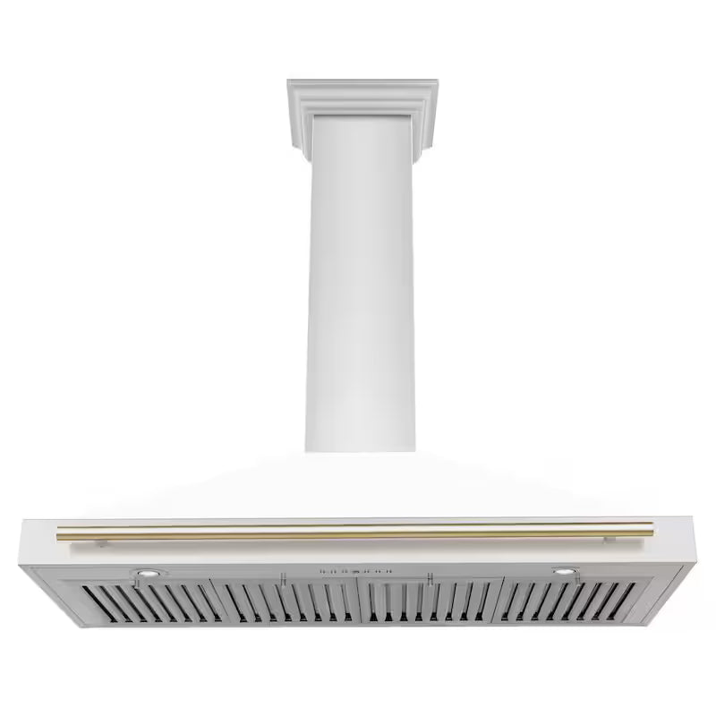 48 in. 400 CFM Ducted Wall Mount Range Hood in Stainless Steel L838295