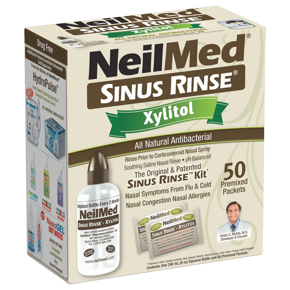Sinus Rinse Kit with Xylitol, 50 count W3221