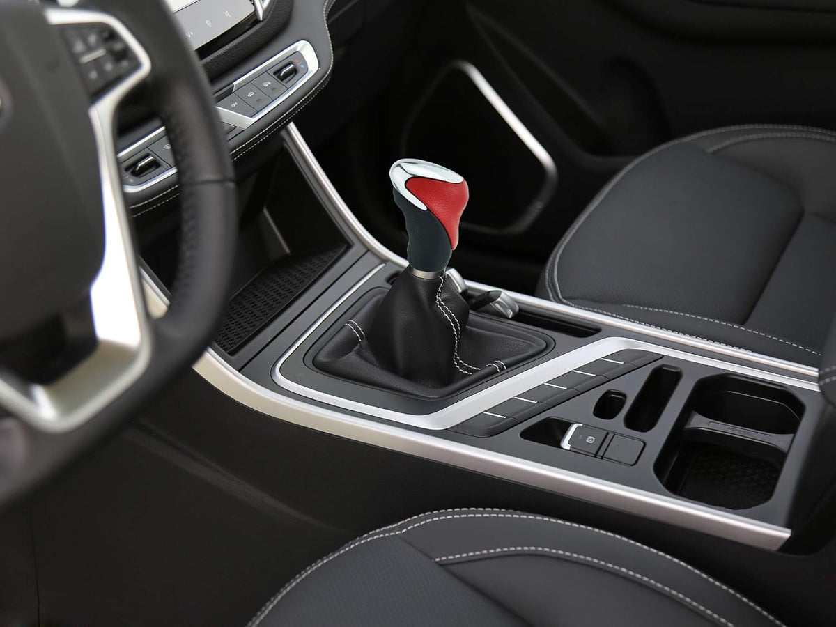 Red Leather Shift Knob T61477