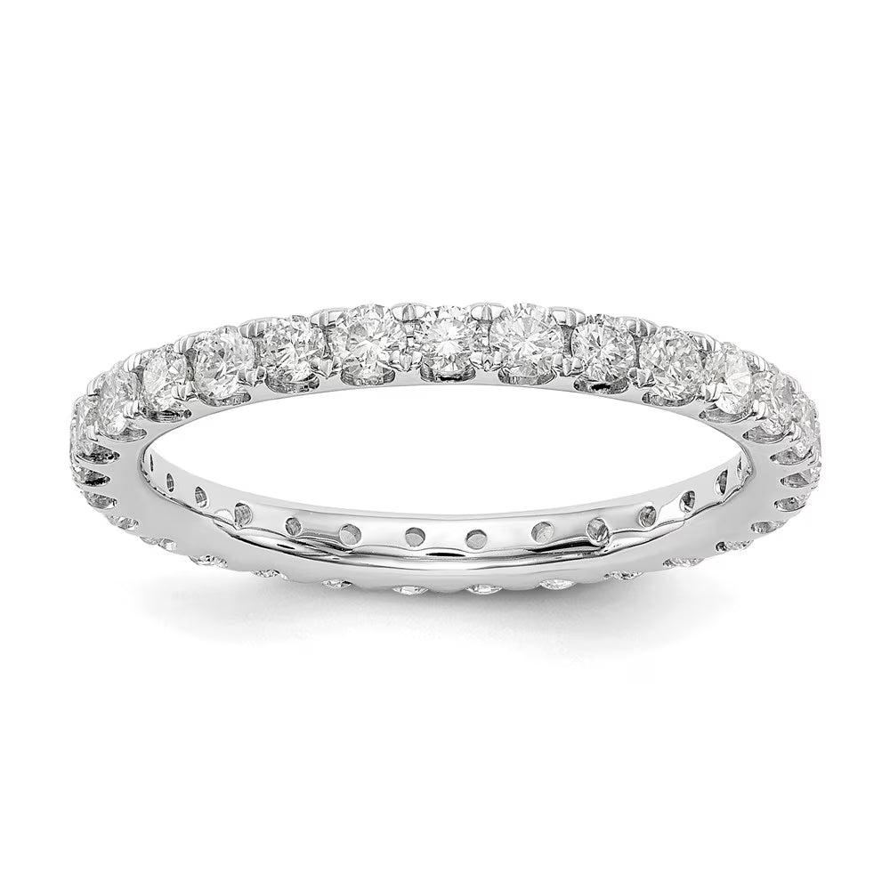 14K White Gold Eternity Diamond Ring J6117