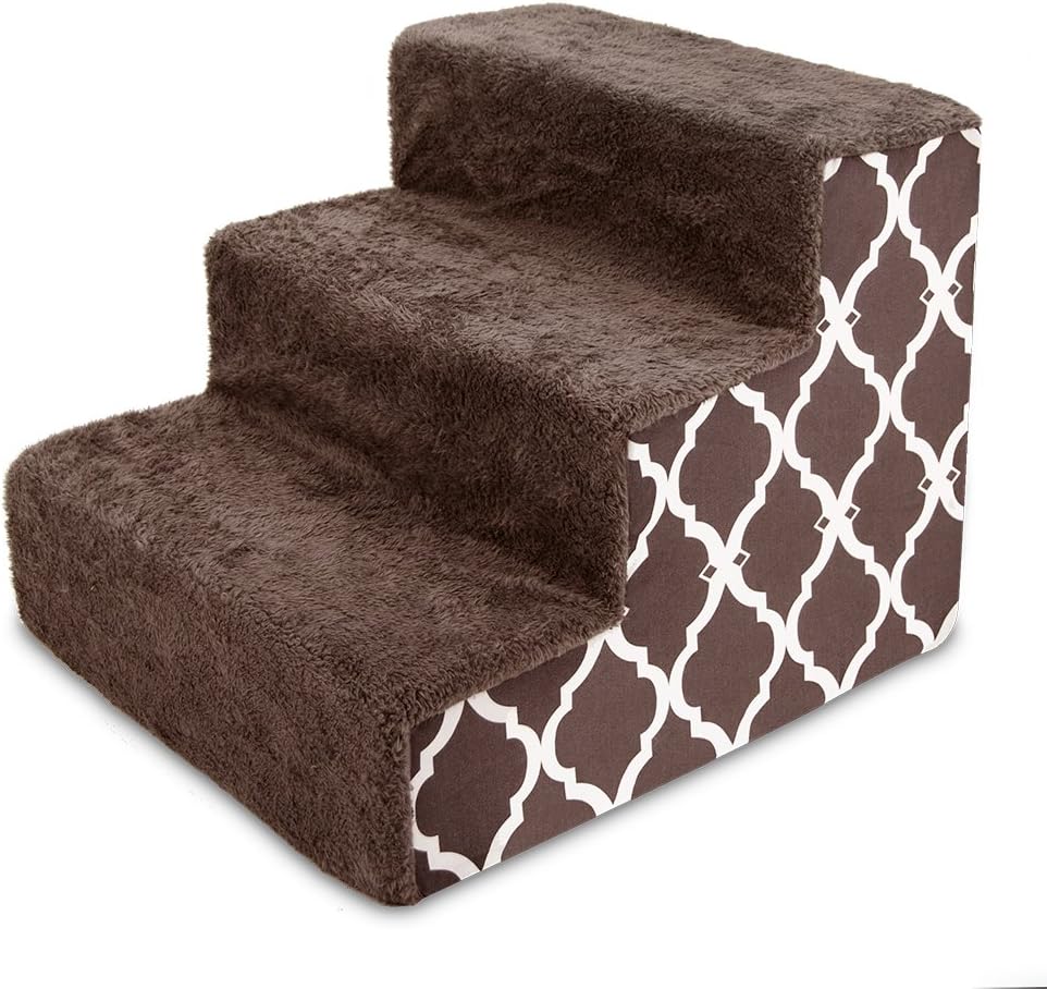 CertiPUR-US Certified Foam 3-Step Pet Steps and Stairs V219706