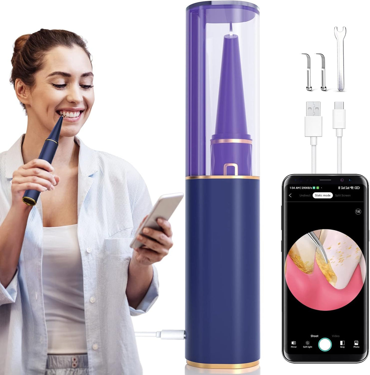 Electric Tooth Cleaner with Camera I5588