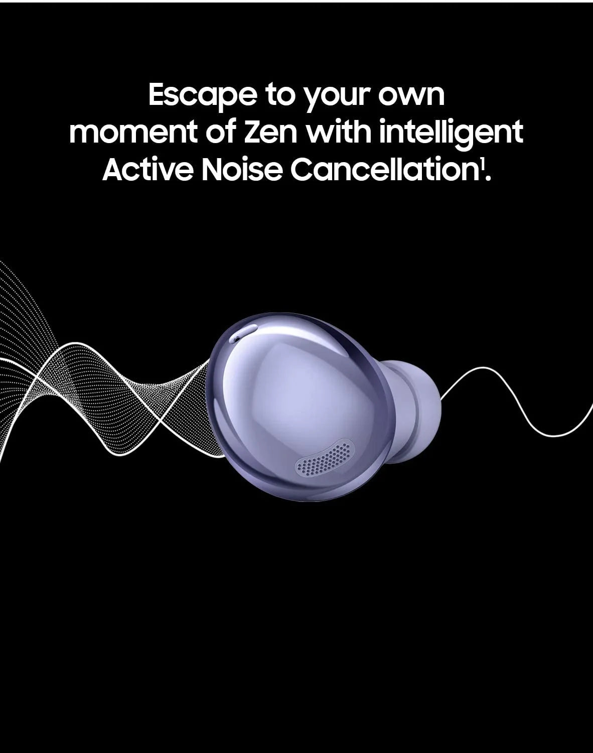 Purple True Wireless Bluetooth Earbuds with Charging Case C586195