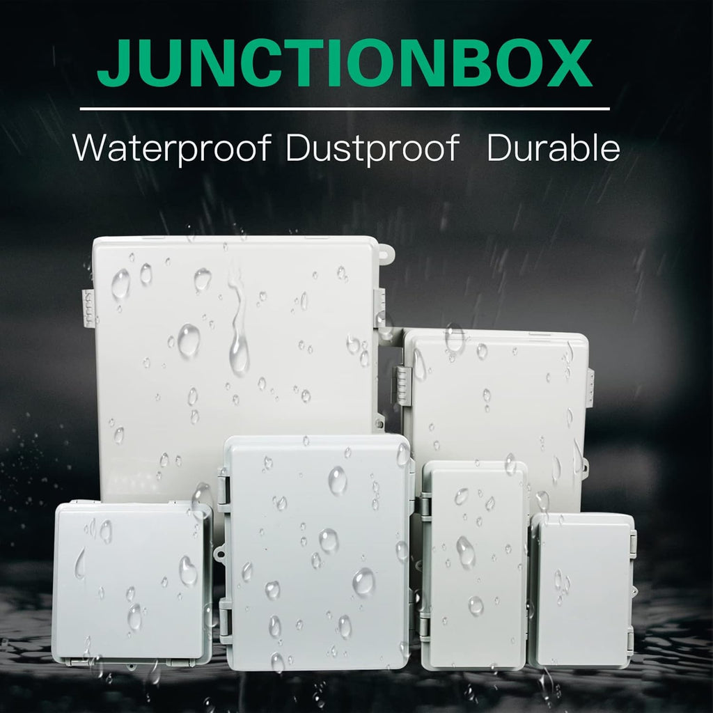 ABS Plastic IP65 Junction Box with Lock Pack of 2 V18799