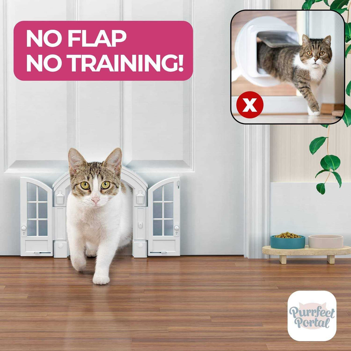 Cat Door for Cats Up to 20 lbs O185