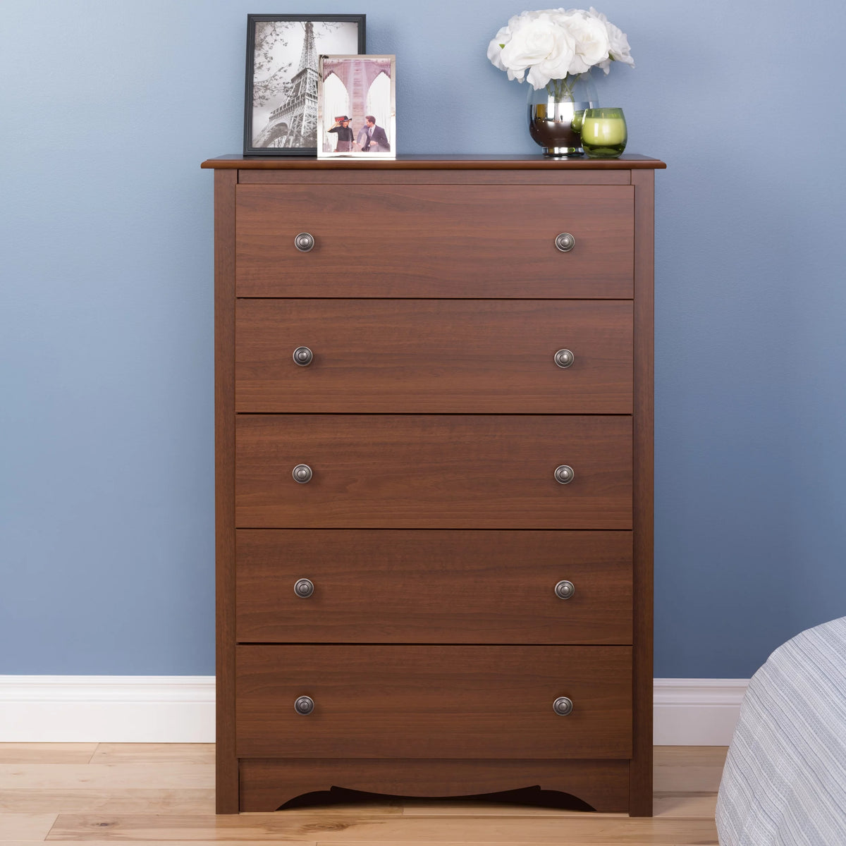 Cherry 5-Drawer Dresser N233200