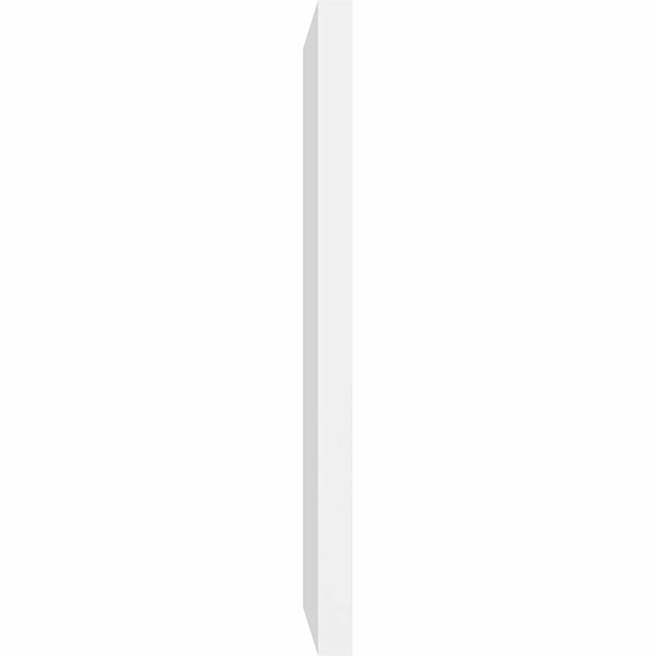 PVC Vertical Surface Mount Gable Vent with Brickm K732306