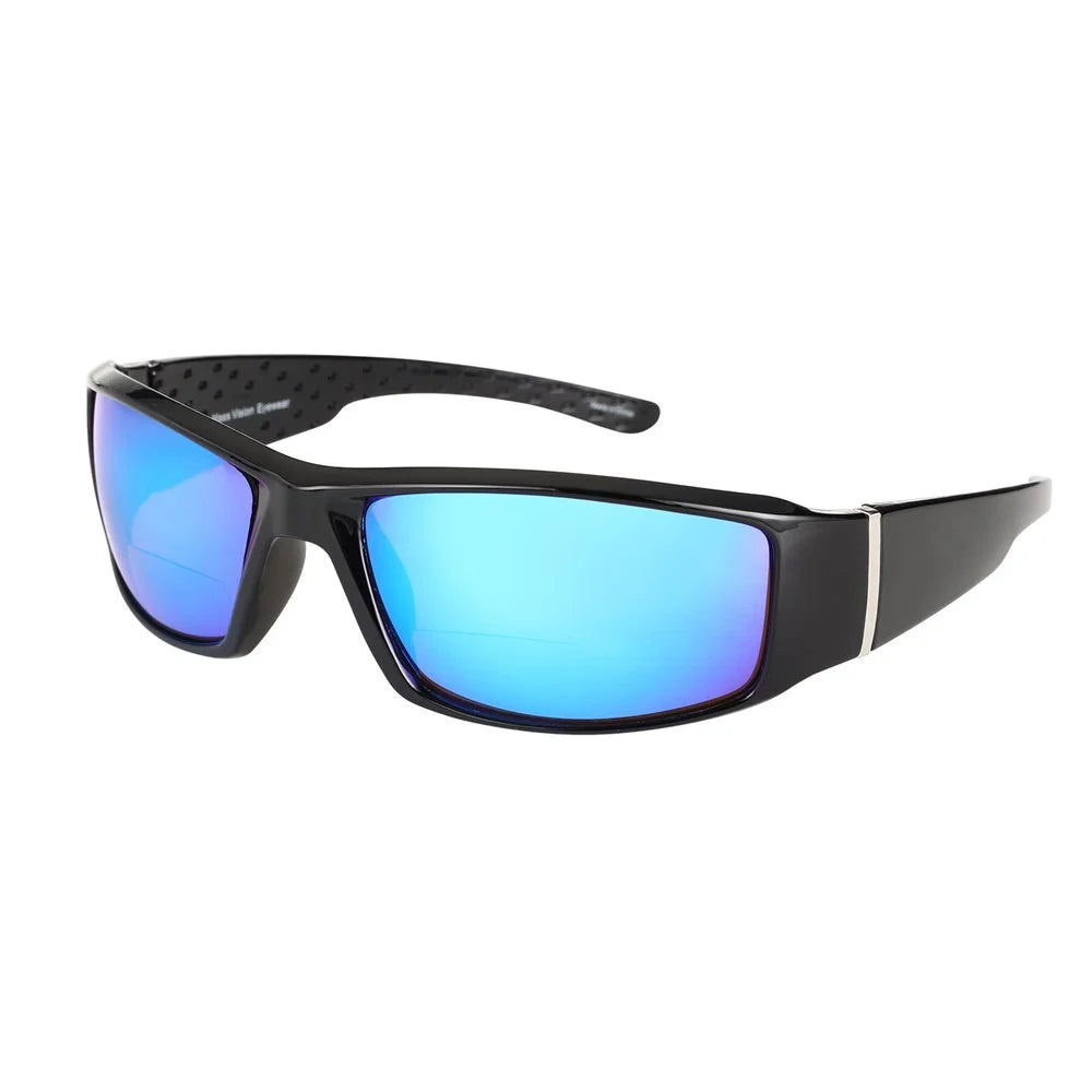 Polarized Full Frame Sport Wrap Bifocal Sunglasses D26714