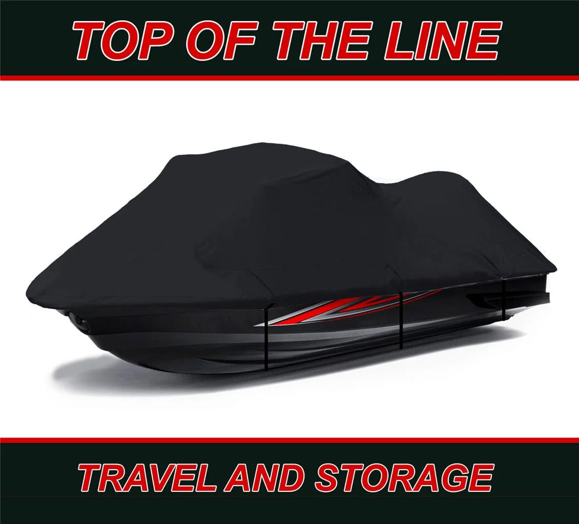 Black 600 Denier JetSki Cover for Honda AquaTrax F-15 / F-15X 2008 2009 K36323