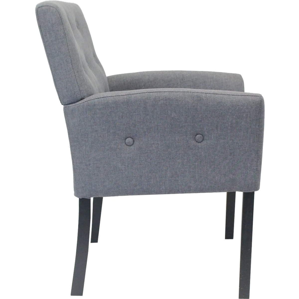 Slate Gray Button-tufted Accent Chair T115