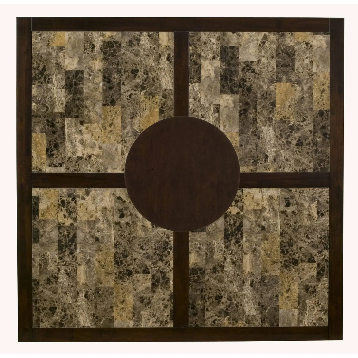 Espresso Faux Marble Pub Table Y72438