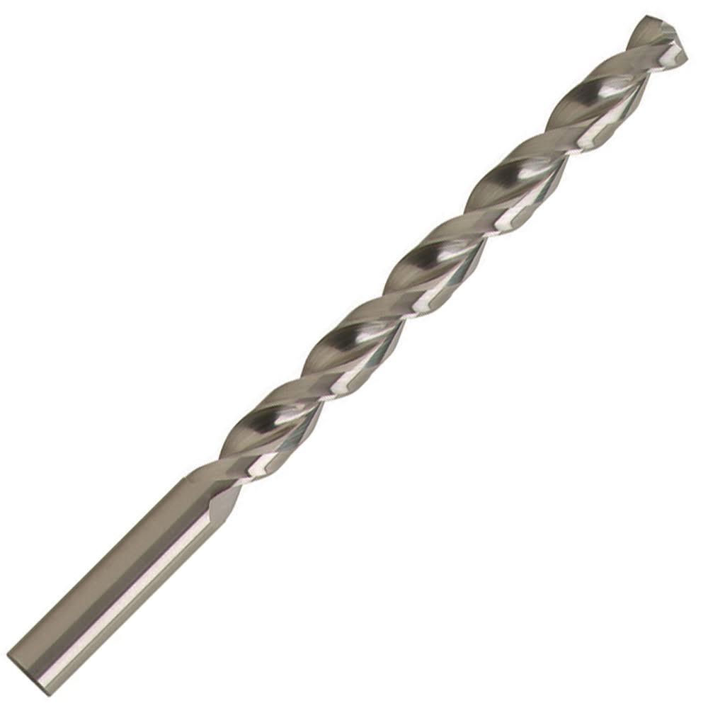 25/64x22 Diameter Carbide Jobber Length Drill, Bright Finish, 95.25mm LOC O5018