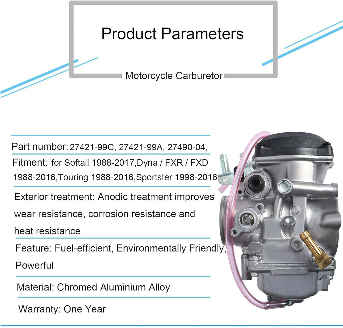 Carburetor Replacement Pack of 2 T258907
