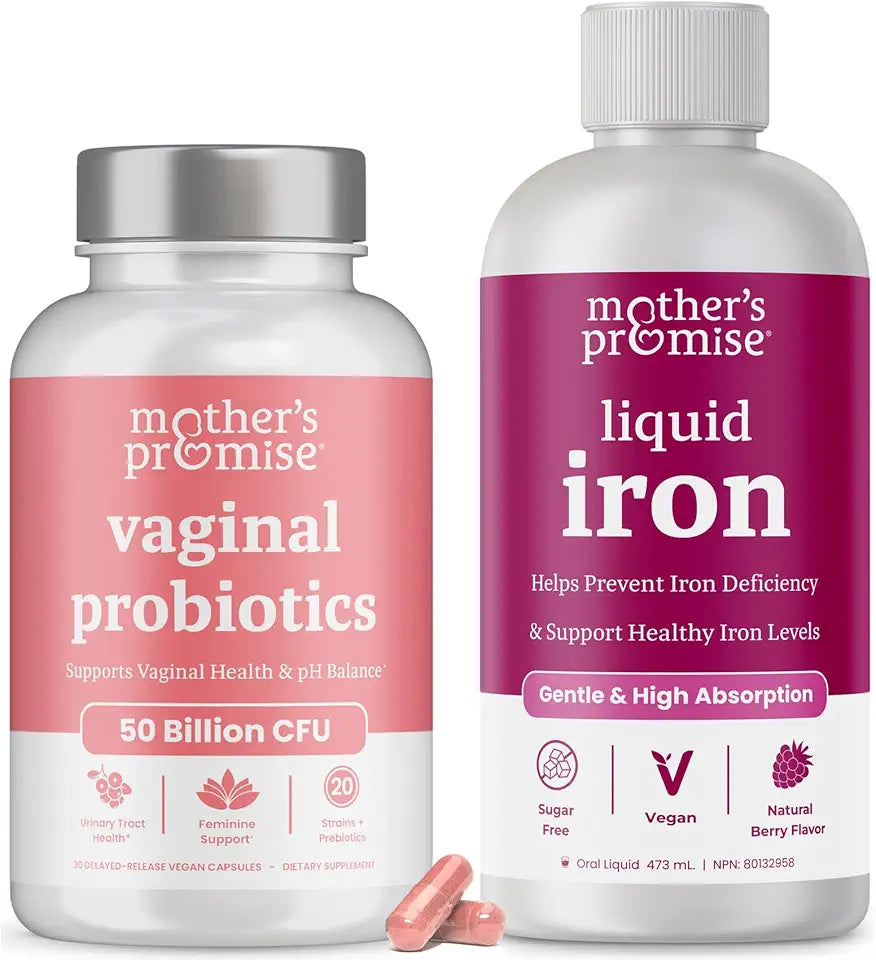 Liquid Iron and Vaginal Probiotics Bundle G2336