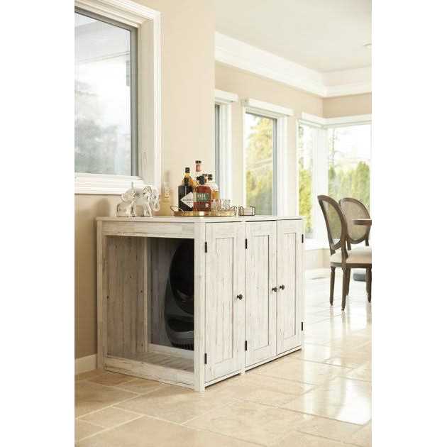 Cat Litter Box Credenza Cat Cabinet C2444