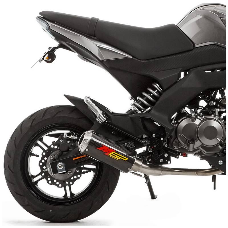 MGP Exhaust Full System CF w/ Stainless End Cap Canister Q6259