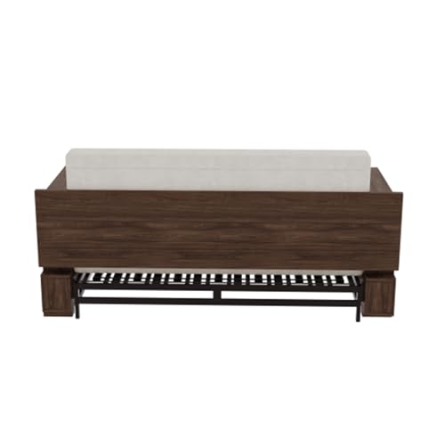 Beige Velvet Convertible Sleeper Sofa Bed M951