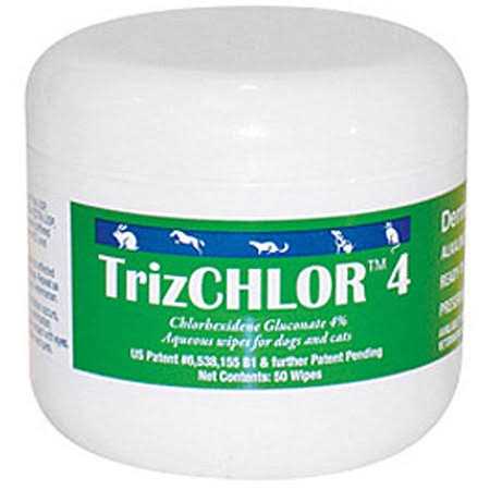 TrizCHLOR 4 Wipes for Dogs & Cats J97057
