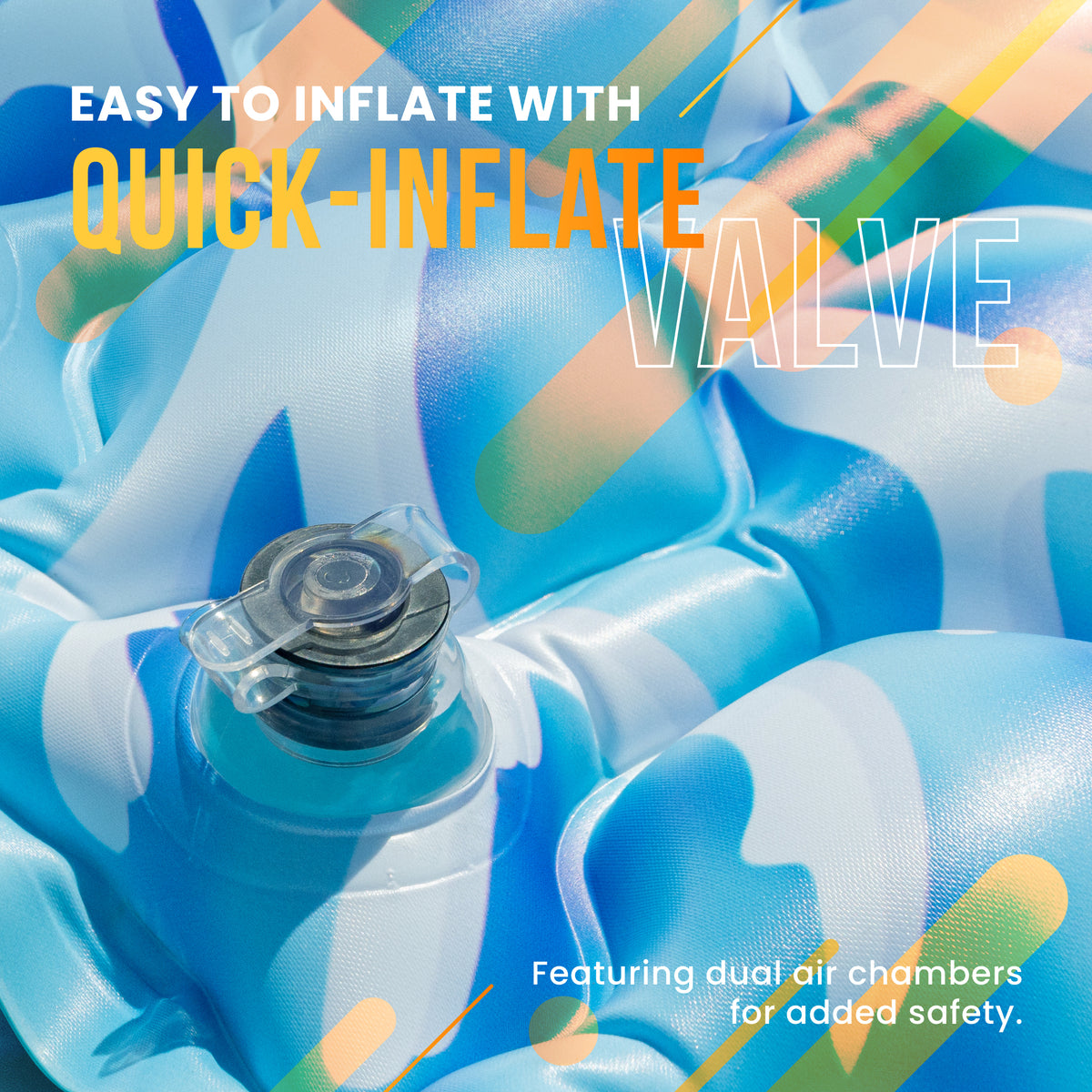 Heavy Duty Inflatable Water Mattress Float and Raft J465683