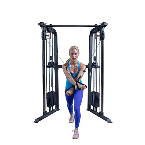 Cable Crossover Exercise Machine with Dual Weights Stack L8837