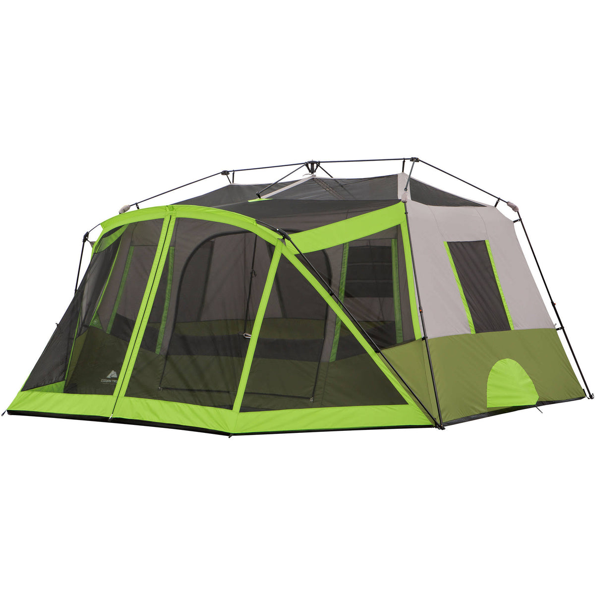 9 Person 2 Room Cabin Tent with Screen Room H71856