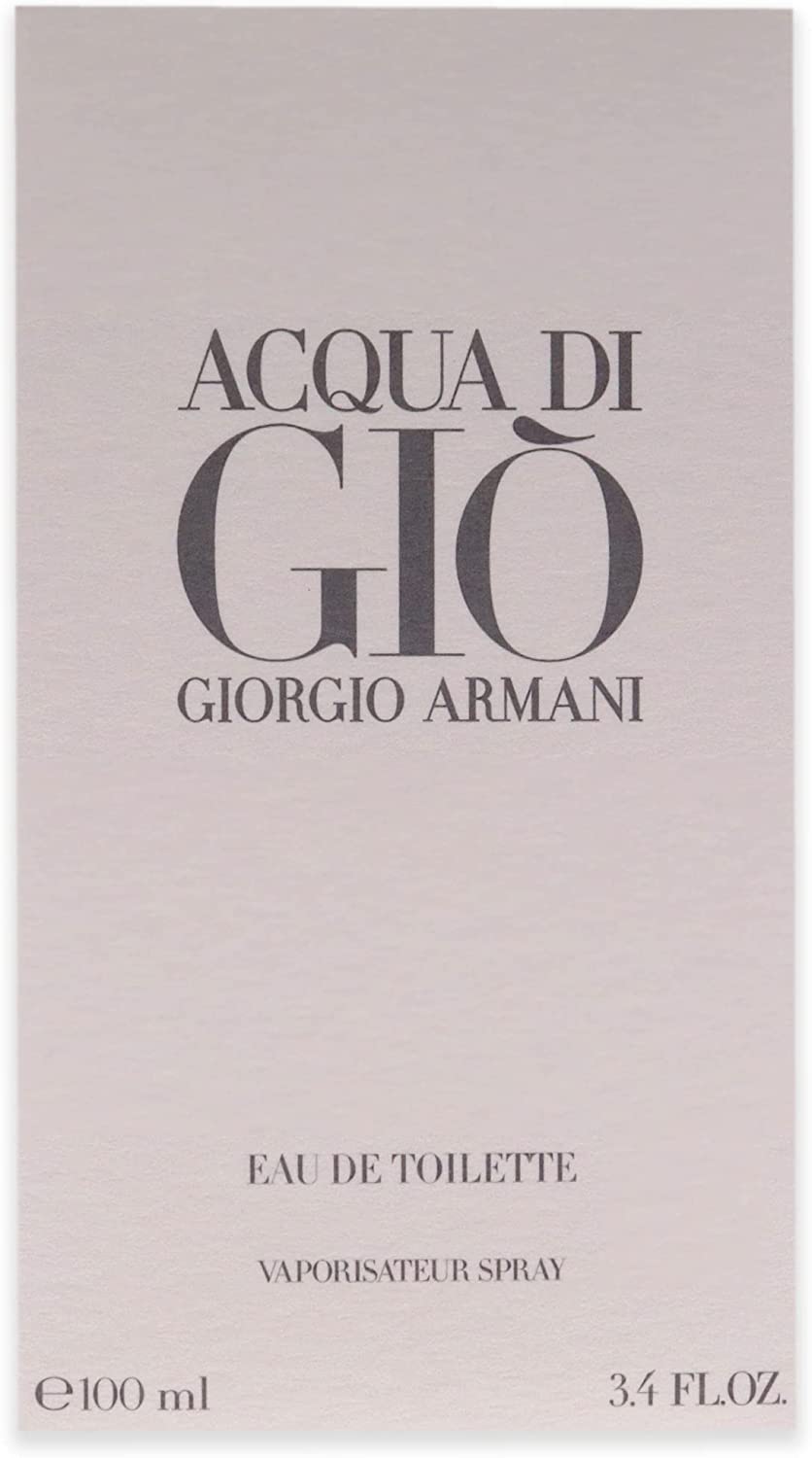 Acqua Di Gio Eau De Toilette Spray 3.4 Ounce A9919