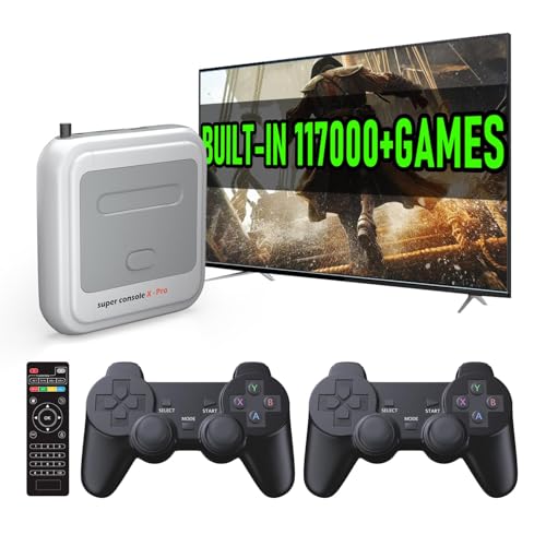 Retro Game Console with 2 Wireless Controllers T82026