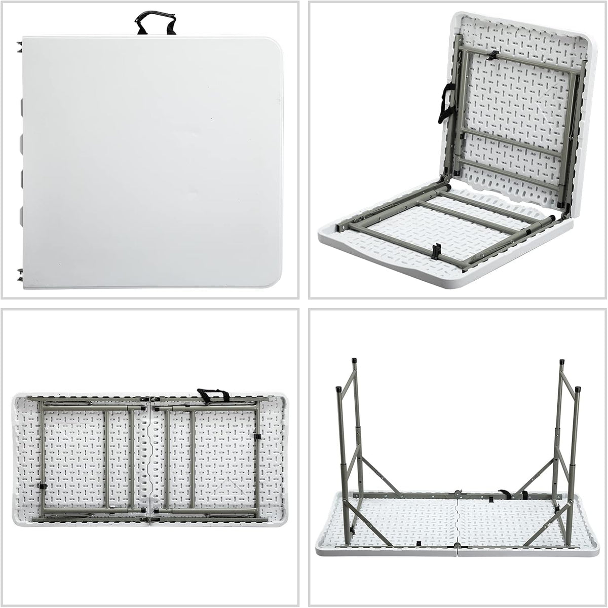 4ft Height Adjustable Plastic Picnic Table O31907