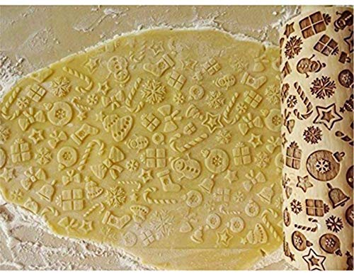 Christmas Wooden Rolling Pins G7276