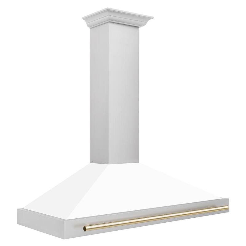 48 in. 400 CFM Ducted Wall Mount Range Hood in Stainless Steel L838295