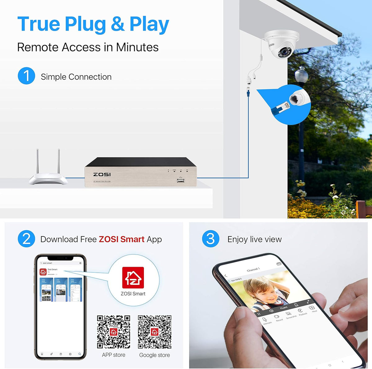 8CH 5MP PoE Security Camera System with 2TB HDD G58514