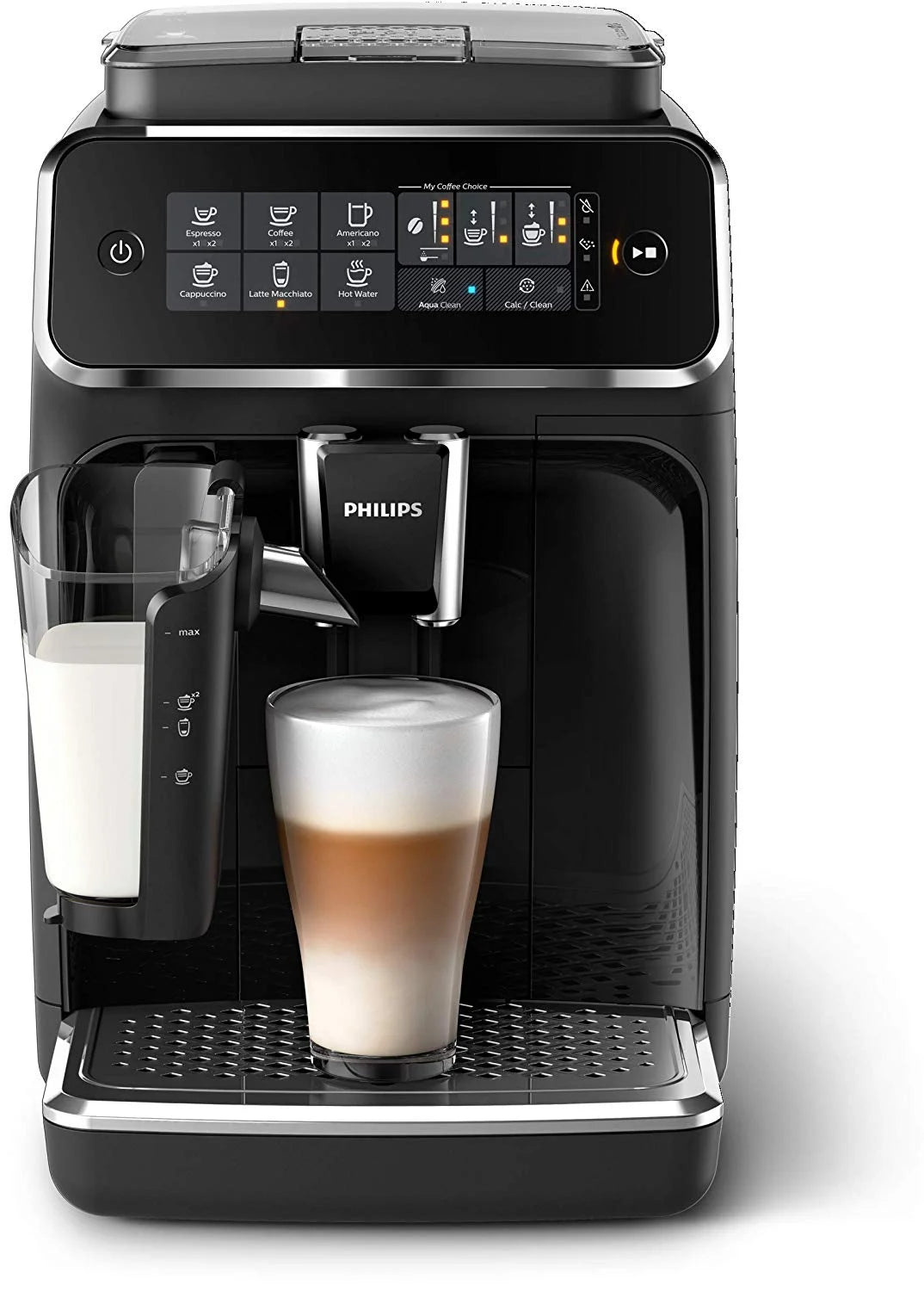 Black Fully Automatic Espresso Machine with LatteGo Q631