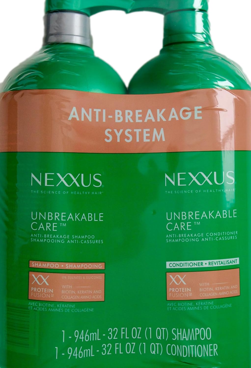 32 FL OZ Anti-Breakage Shampoo and Conditioner O745