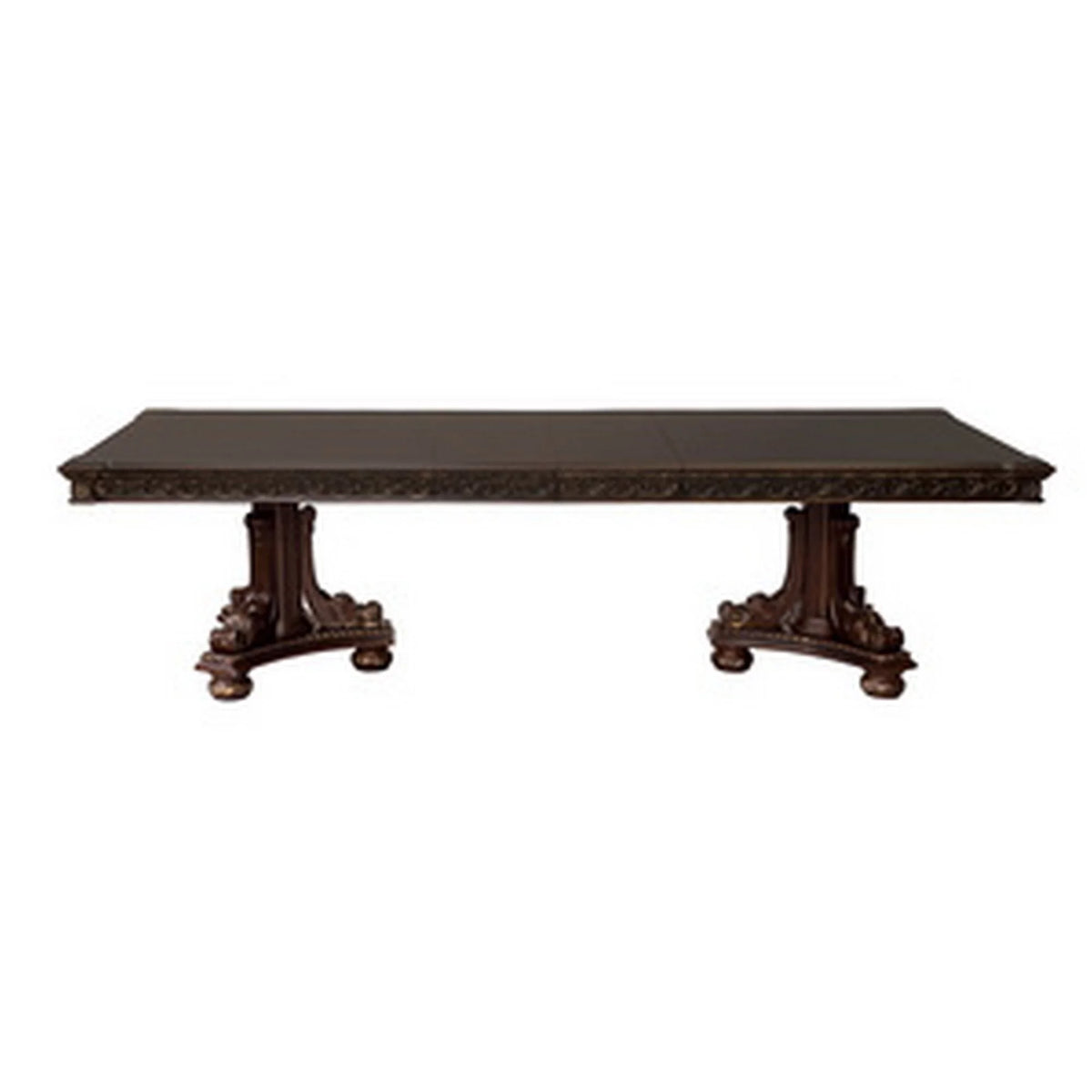 Brown Extendable Dining Table Y645