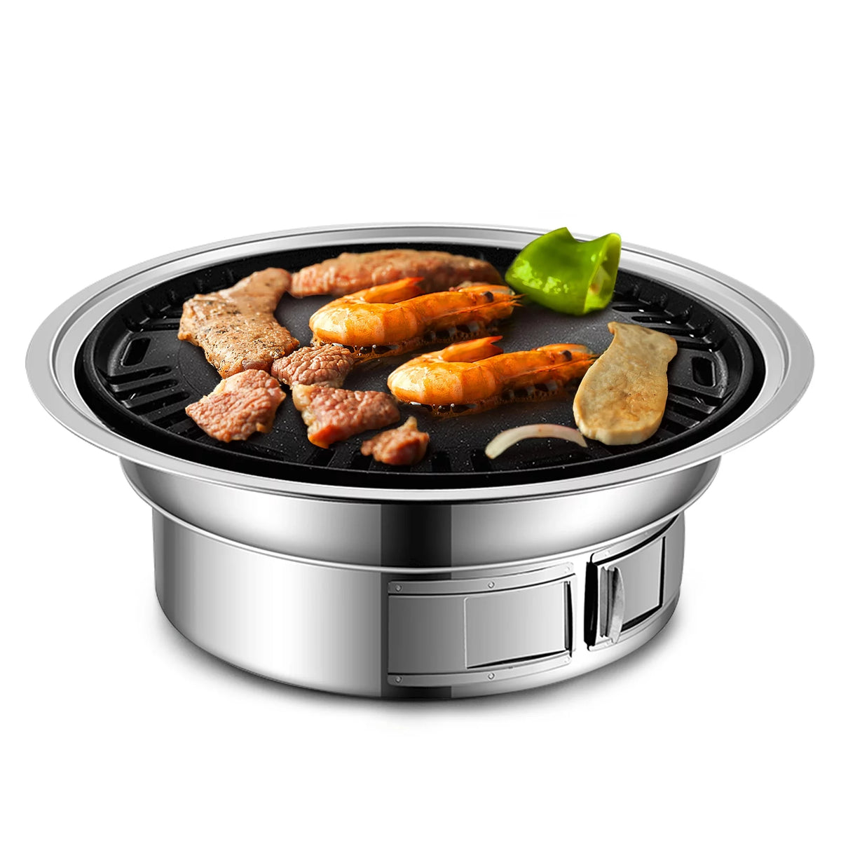 Portable Stainless Steel Charcoal Grill S3684