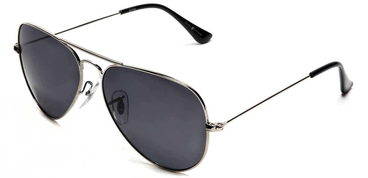 Classic Aviator Sunglasses Grey Lens H9958