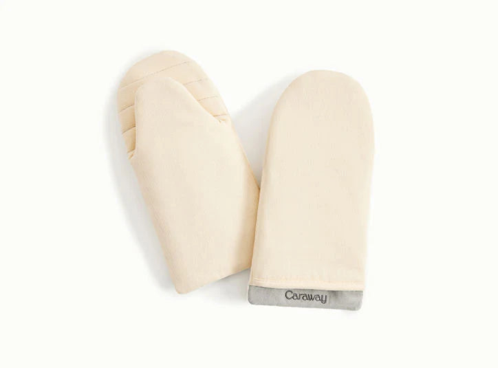 Cream Oven Mitts S54693
