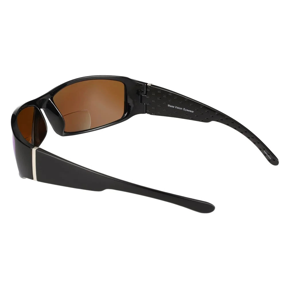 Polarized Full Frame Sport Wrap Bifocal Sunglasses D26714