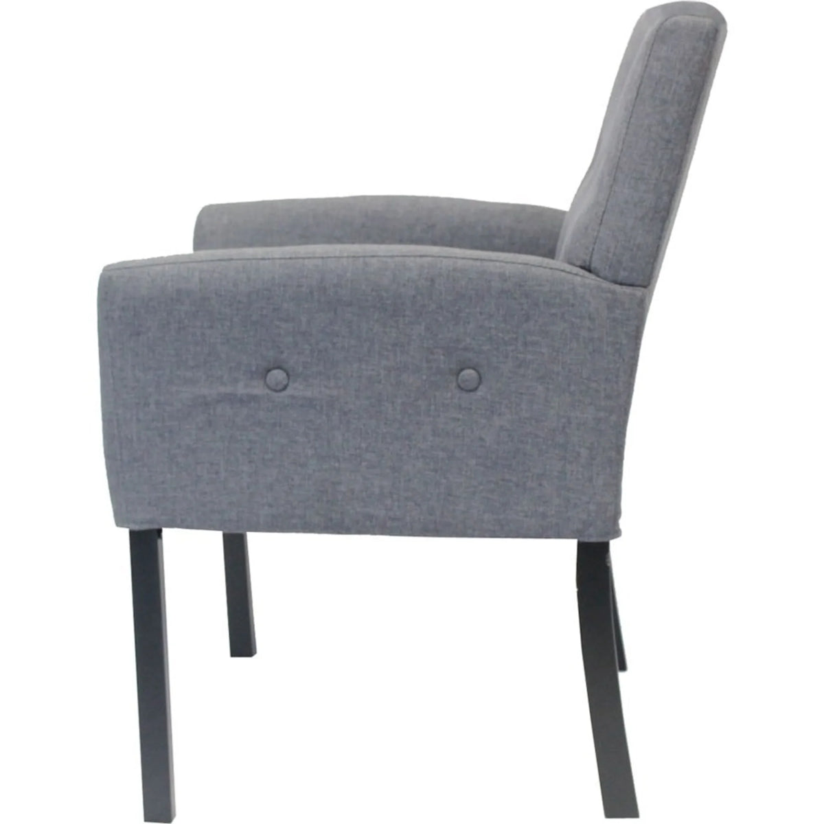 Slate Gray Button-tufted Accent Chair T115